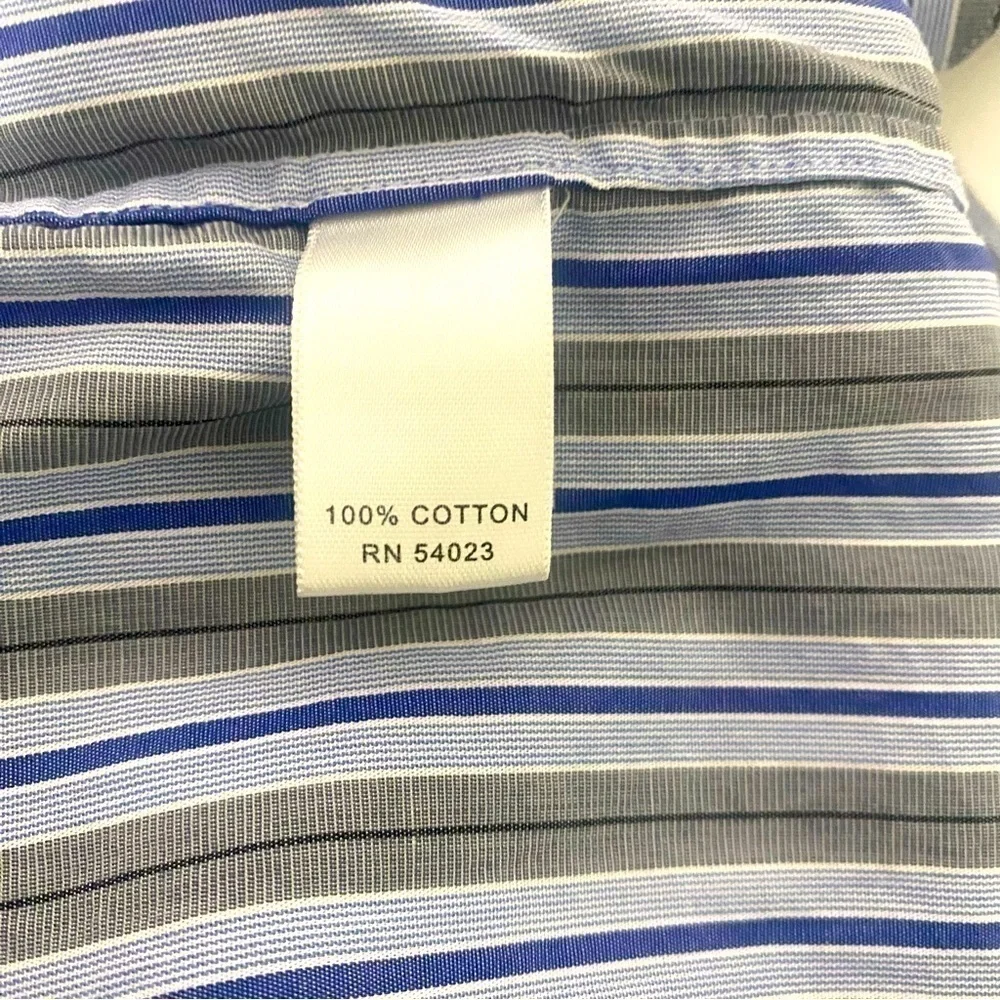 Banana Republic Men’s Slim Fit Long Sleeve Button Down Shirt Woven in Italy Lrg